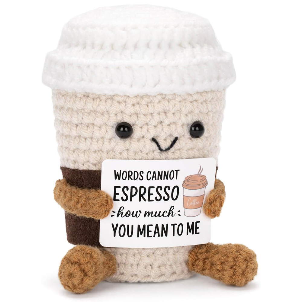 Home Textiles Europe - Poupée de café au Crochet drôle,
