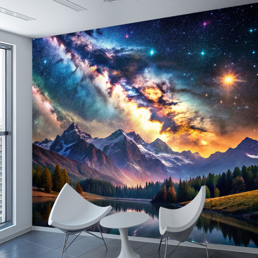 Galaxy Home Textiles - Papier peint autocollant optionnel, 15+ motifs