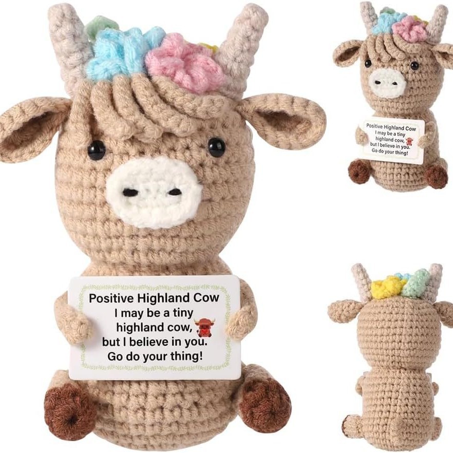Home Textiles Europe - Crochet émotionnel vache poupée décoration accessoires