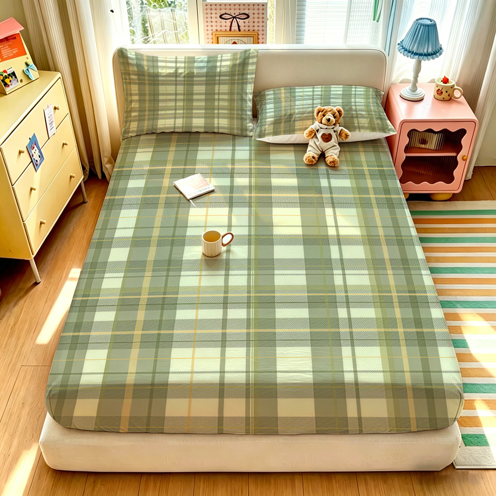 Bed Sheet Microfiber - Ensemble de literie 3 pièces 90G,