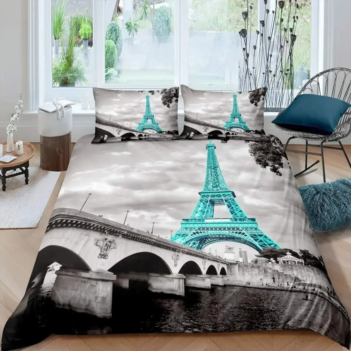 Home Textiles Paris - Tour Eiffel Paris thème confortable housse