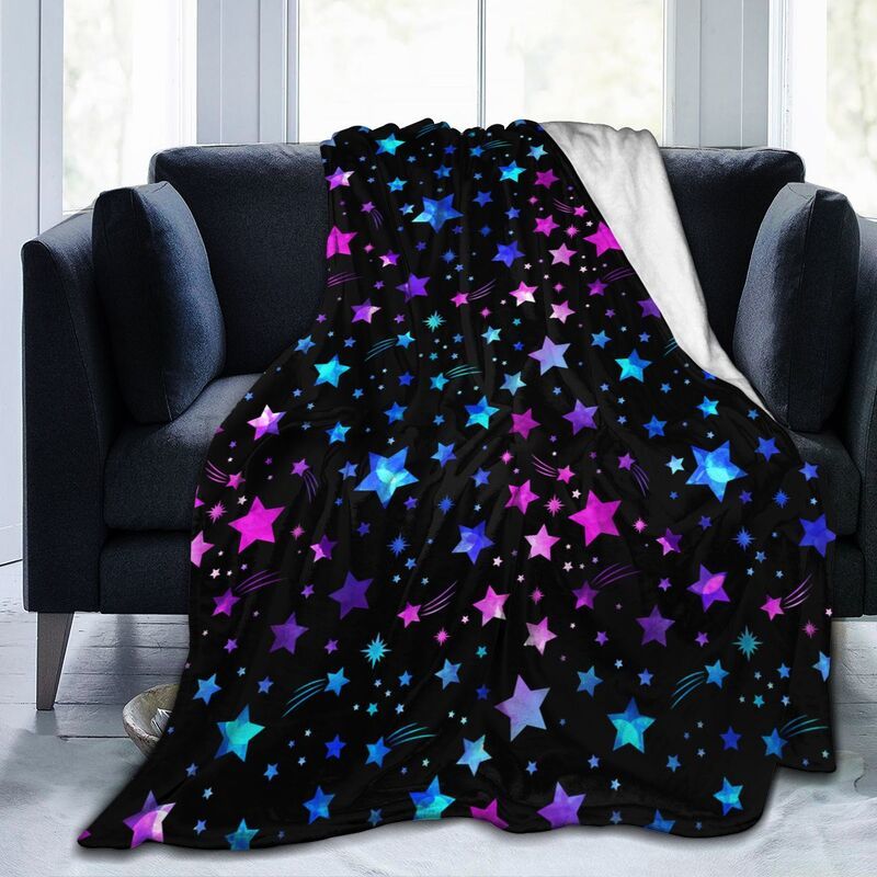Galaxy Home Textiles - Couverture en flanelle douce, 60x50 pouces,