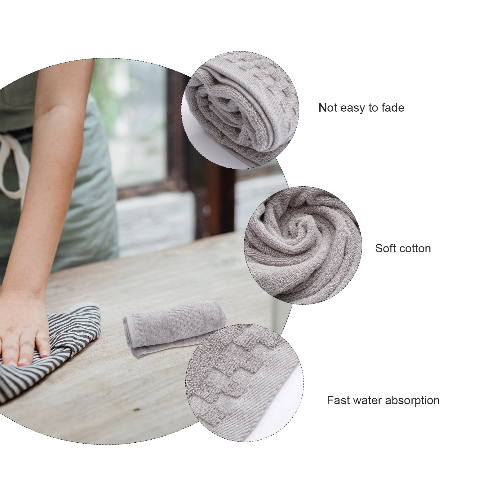 Home Textiles Pakistan - 1 pièce, serviette de bain épaisse