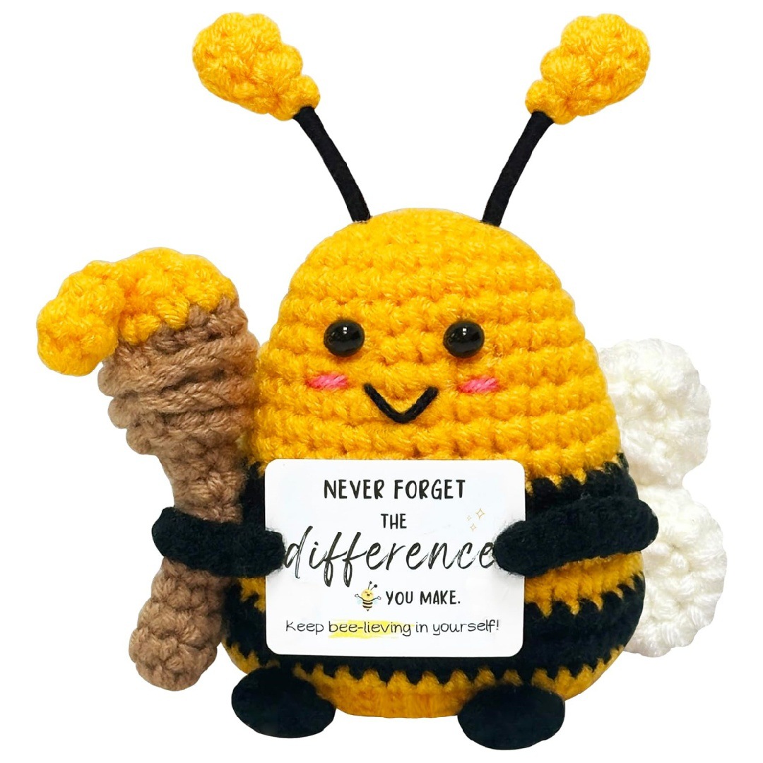 Home Textiles Europe - Poupée abeille torche en crochet amusante