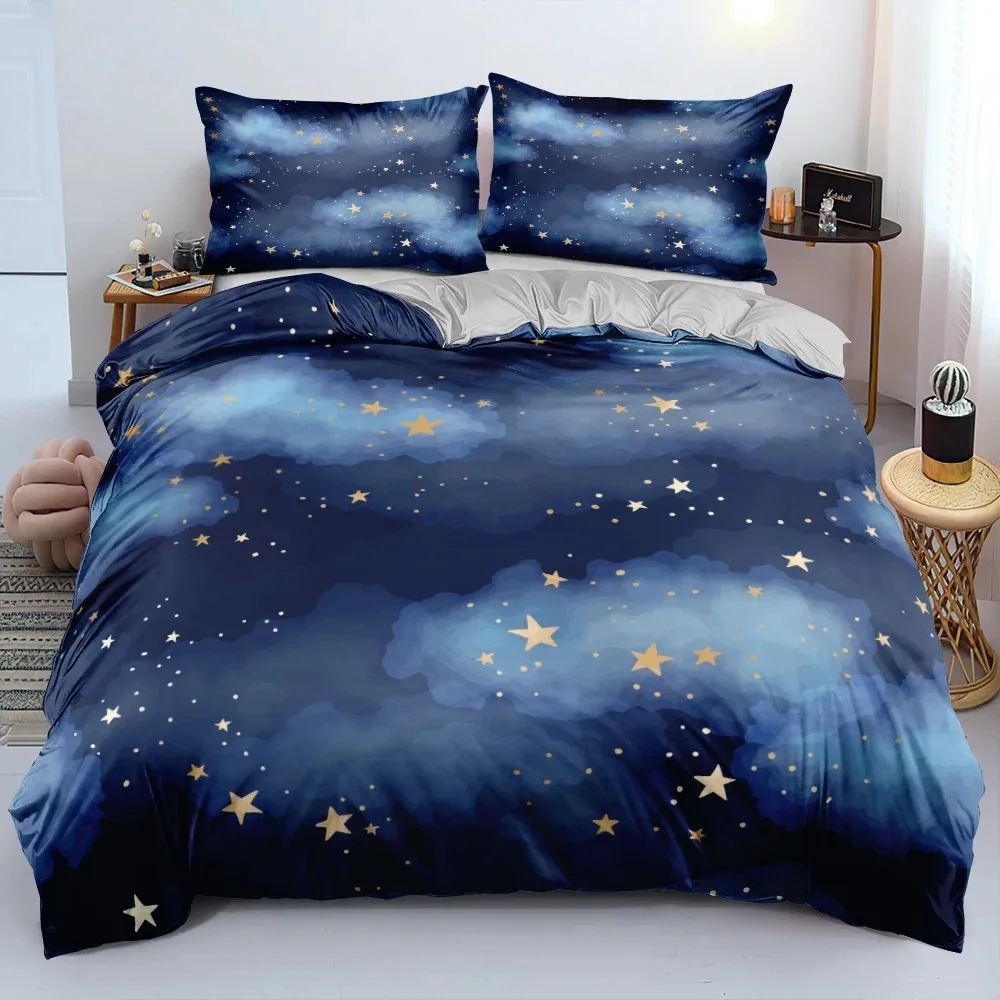 Galaxy Home Textiles - Housse de couette et taie d'oreiller