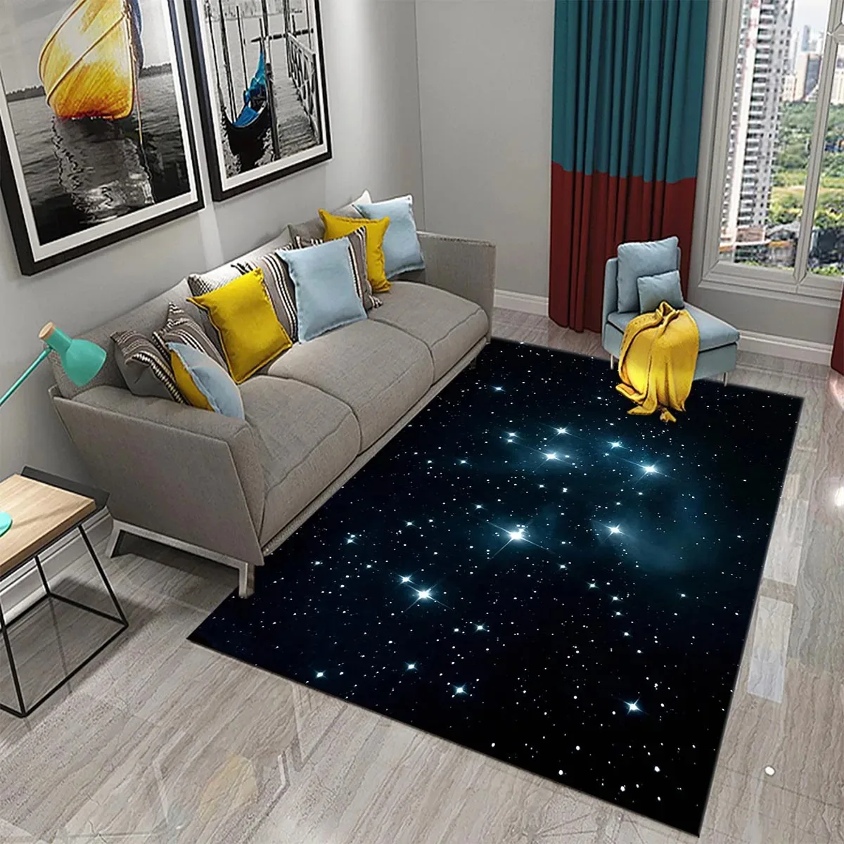 Tapis étoile espace galaxie, p - Galaxy Home Textiles avis et prix