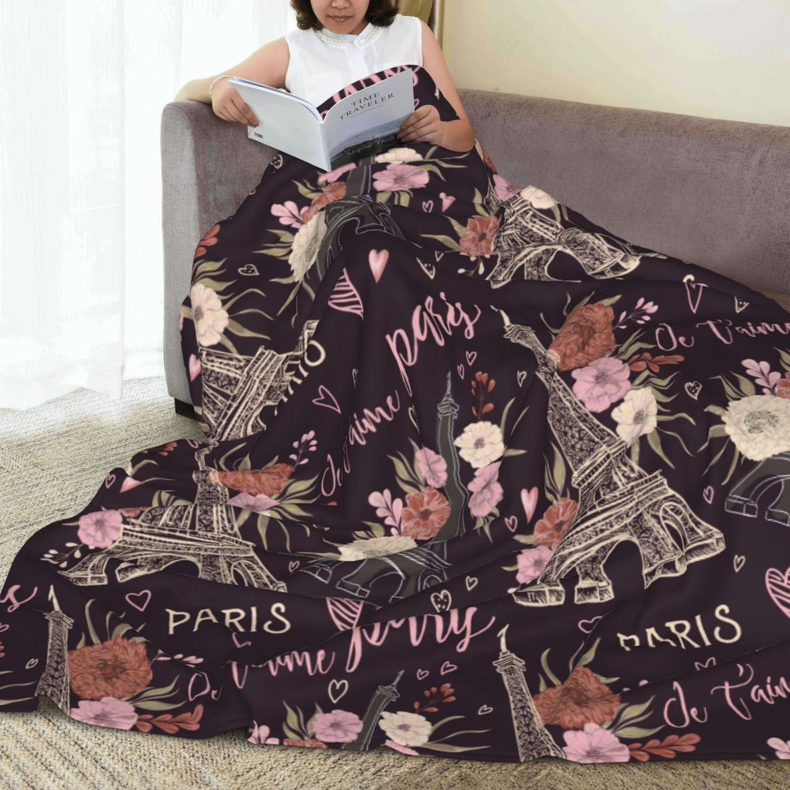 Couverture polaire romantique  - Home Textiles Paris avis et prix