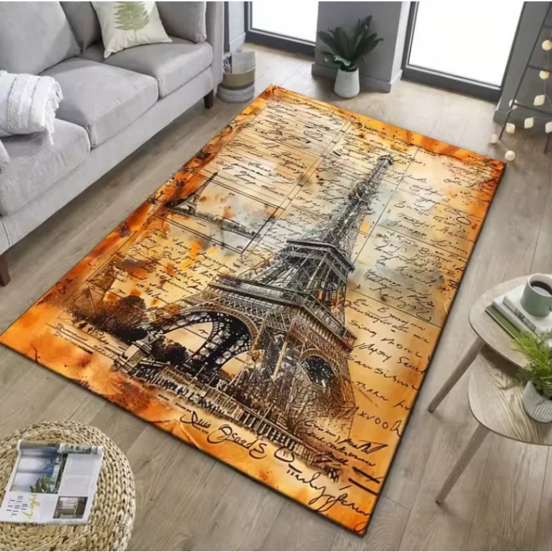 Tapis de salon artistique vint - Home Textiles Paris avis et prix