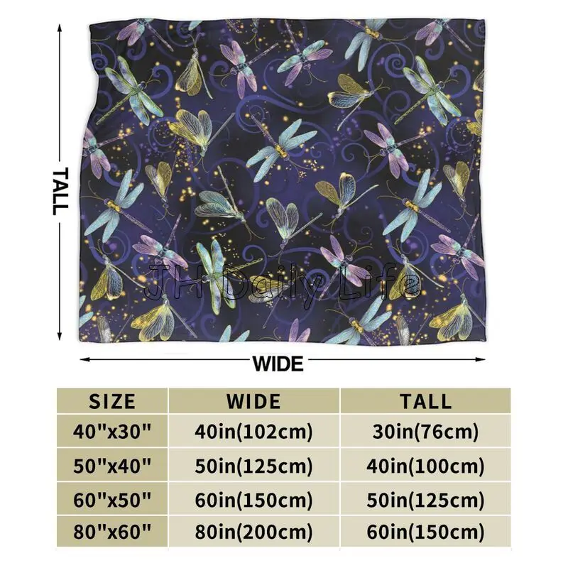 Couverture polaire libellule g - Galaxy Home Textiles avis et prix