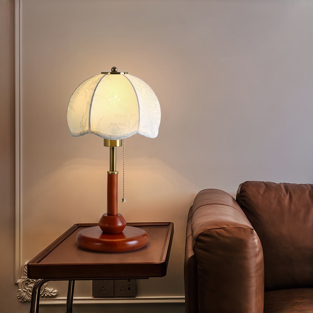 Lampe de table vintage à abat- - Home Textile avis et prix