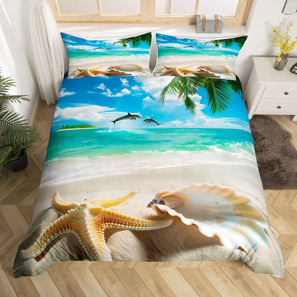 Housse de couette de plage, ho - Bed Sheet Microfiber avis et prix