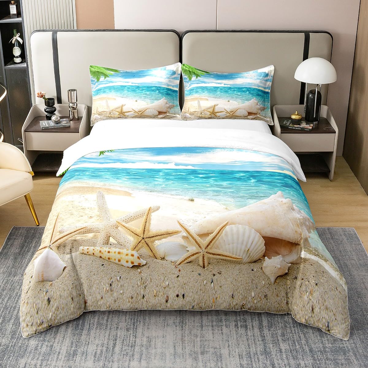 Housse de couette de plage, ho - Bed Sheet Microfiber avis et prix