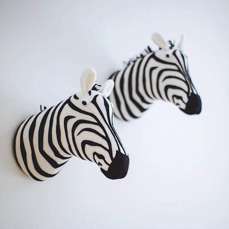 Tête d'animal 3D zèbre/éléphan - Home Textiles Europe avis et prix