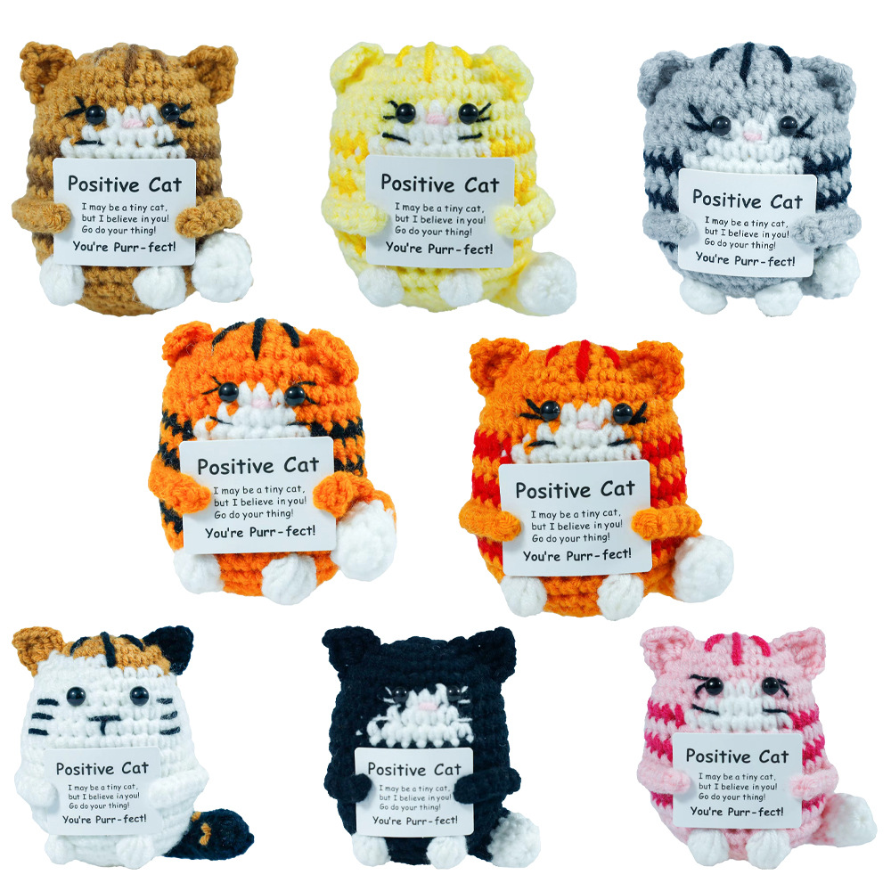 Poupée de chat Positive au Cro - Home Textiles Europe avis et prix