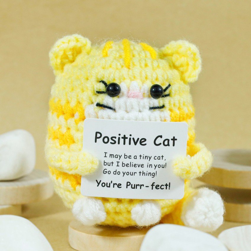 Poupée de chat Positive au Cro - Home Textiles Europe avis et prix