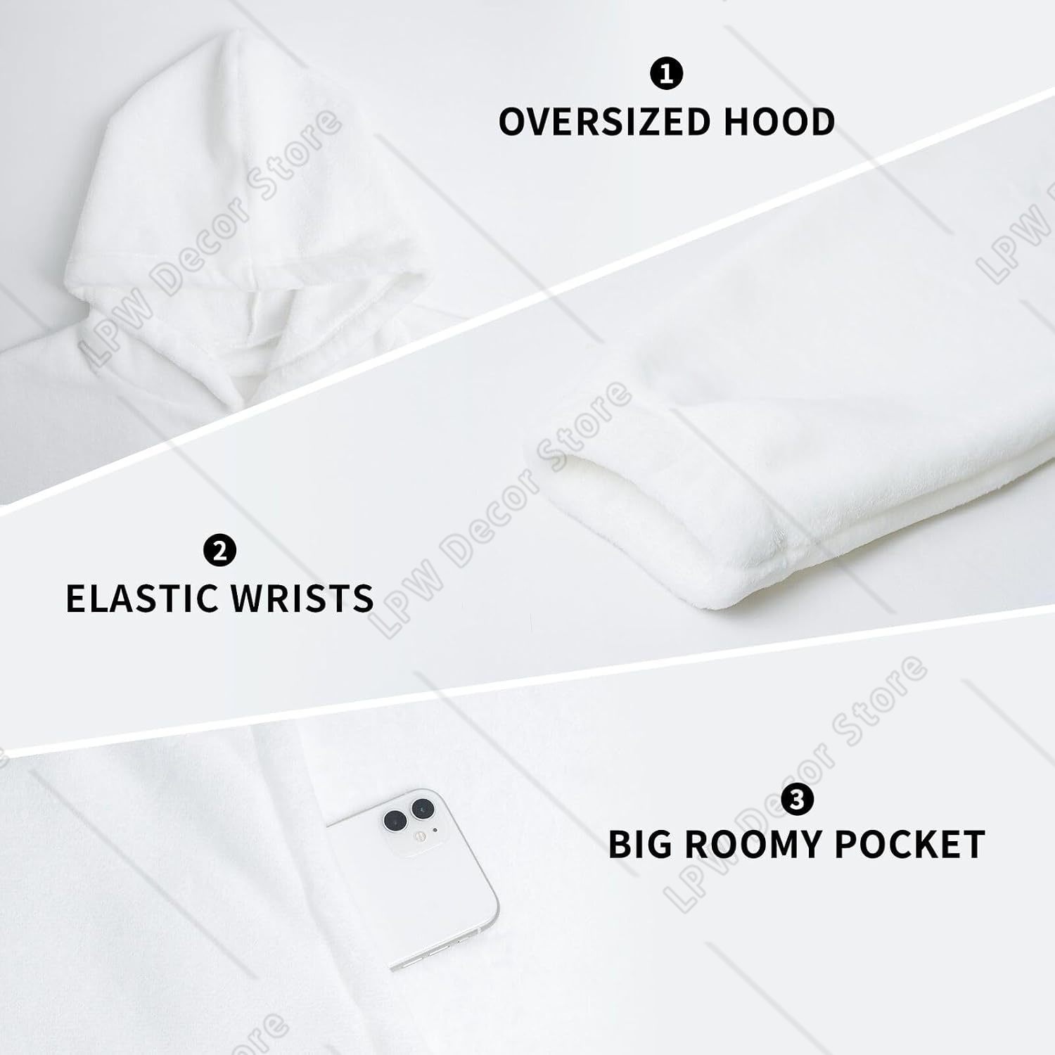 Tower Paris Print Blanket Hood - Home Textiles Paris avis et prix