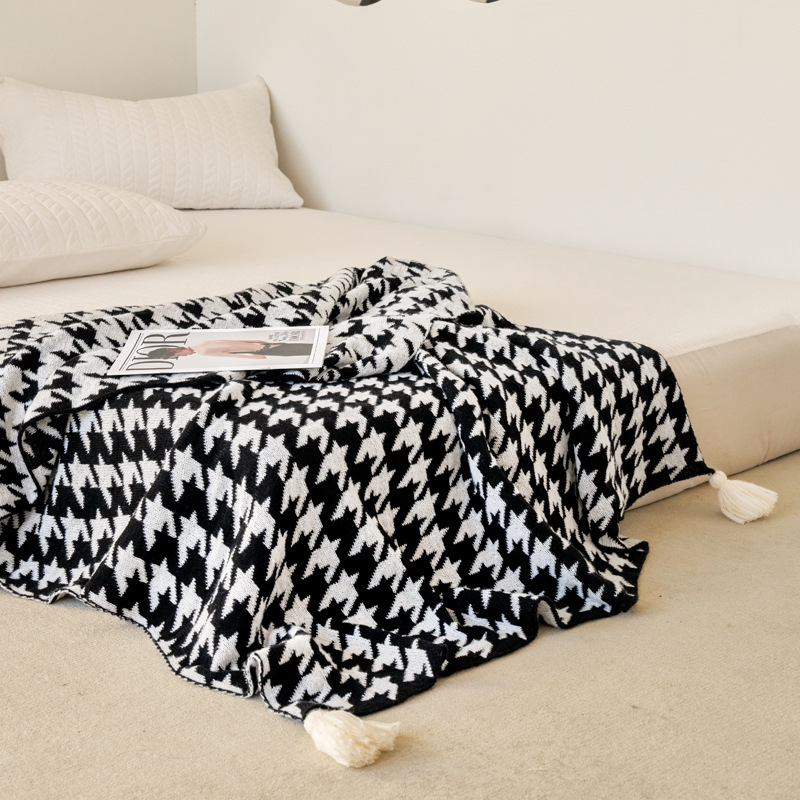 Couverture tricotée imprimée s - Home Textiles Europe avis et prix