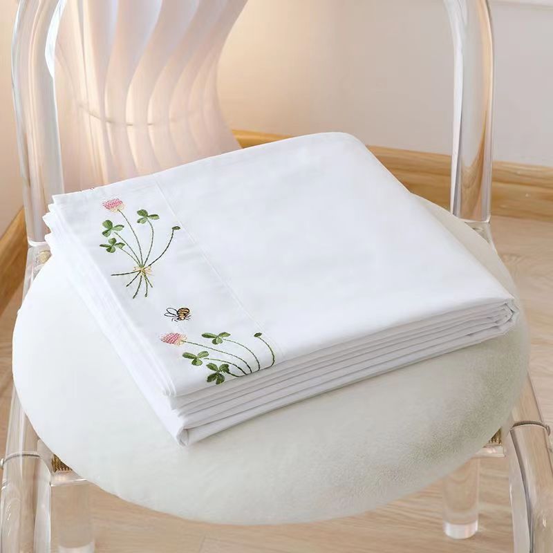 Drap de literie blanc pur, bro - Luxury Home Textiles Usa avis et prix