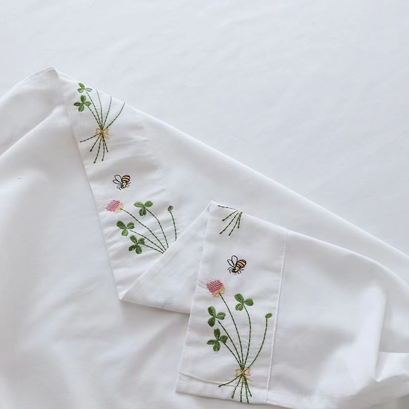 Drap de literie blanc pur, bro - Luxury Home Textiles Usa avis et prix