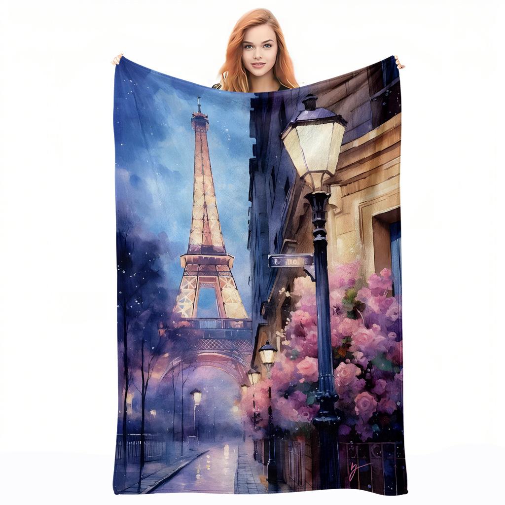 Couverture imprimée en flanell - Home Textiles Paris avis et prix