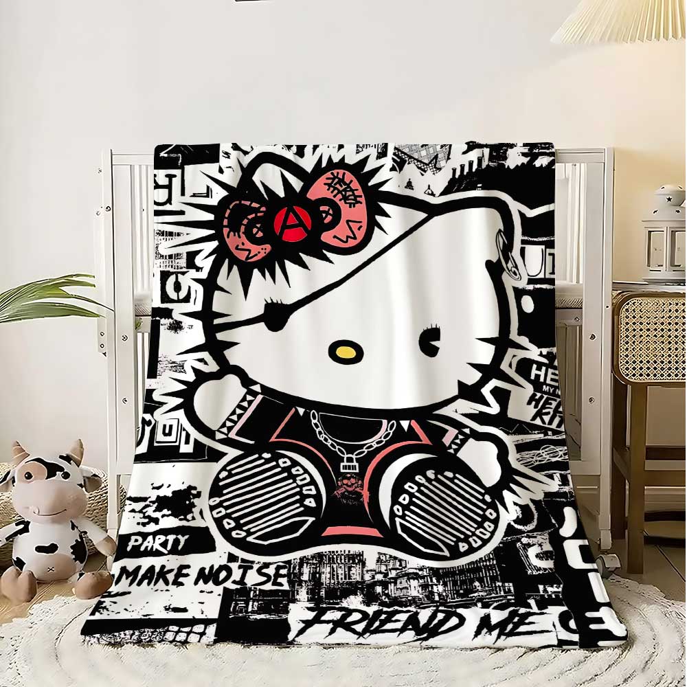 Kawaii chat Hellos couverture  - Bed Sheet Microfiber avis et prix