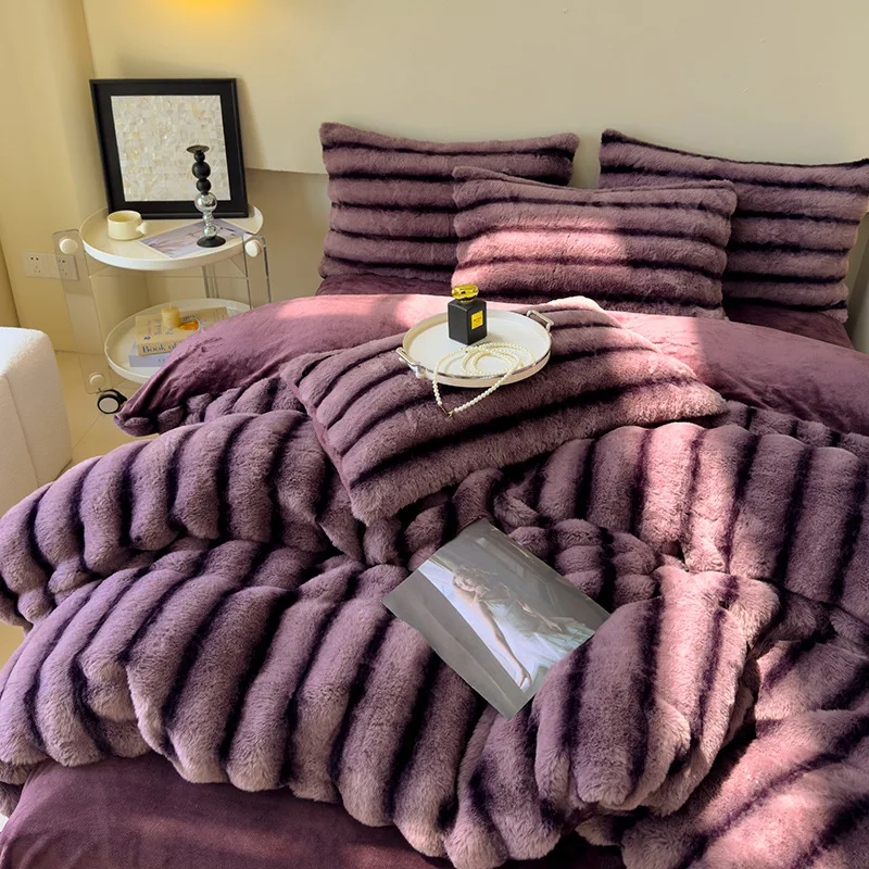 Parure de lit quatre pièces en - Bed Sheet Microfiber avis et prix
