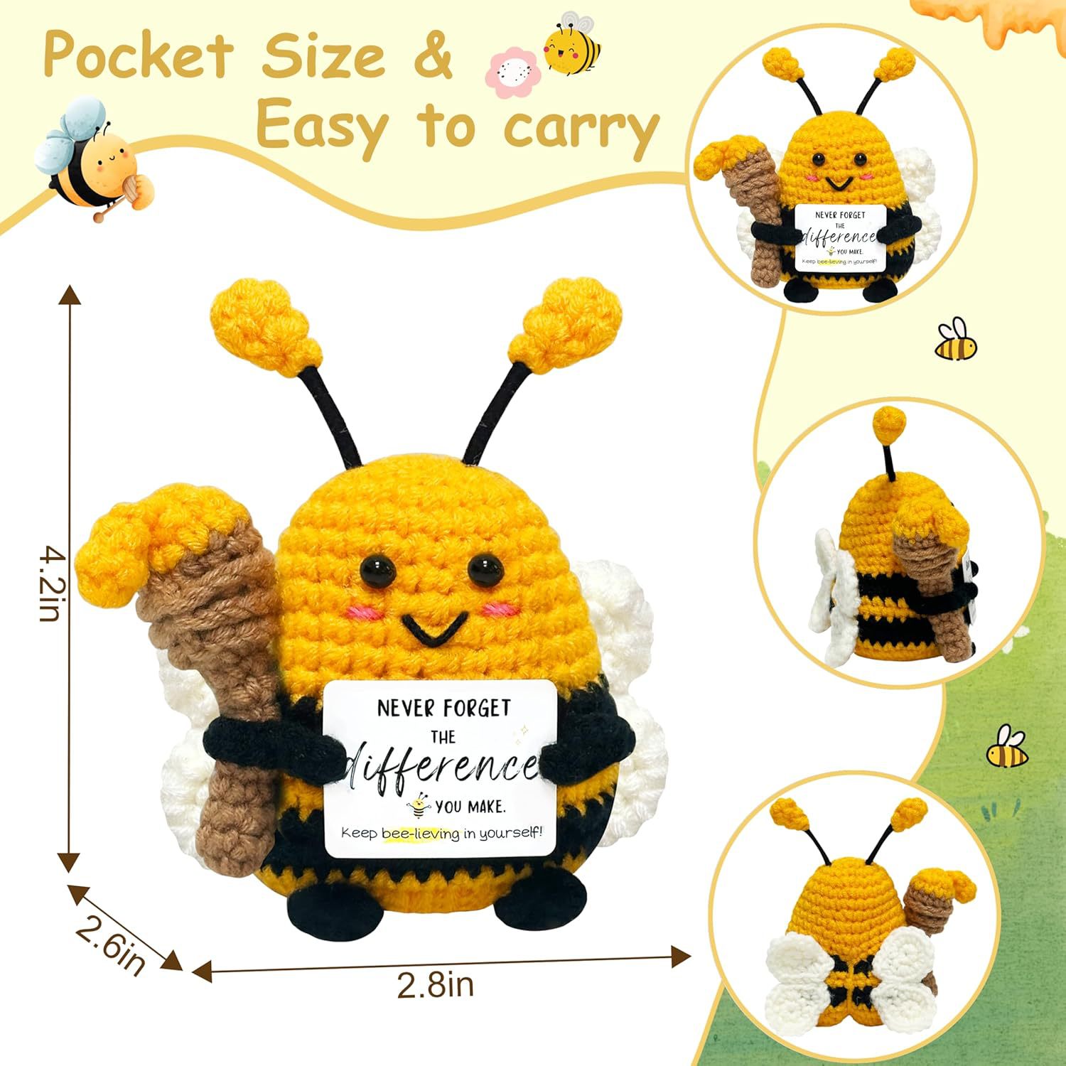 Poupée abeille torche en croch - Home Textiles Europe avis et prix