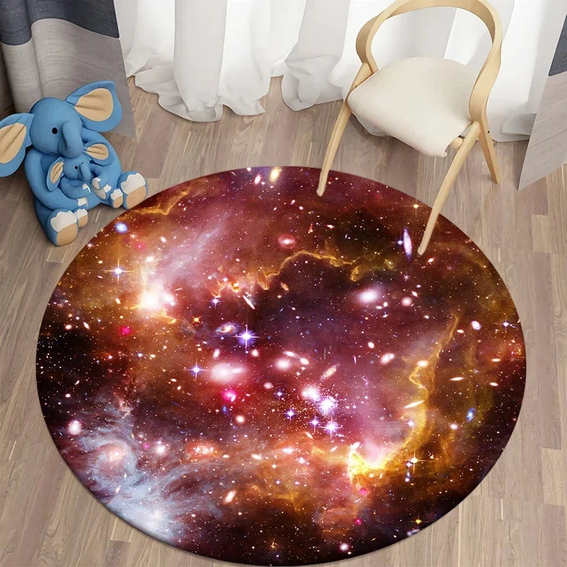 Tapis rond galaxie univers esp - Galaxy Home Textiles avis et prix