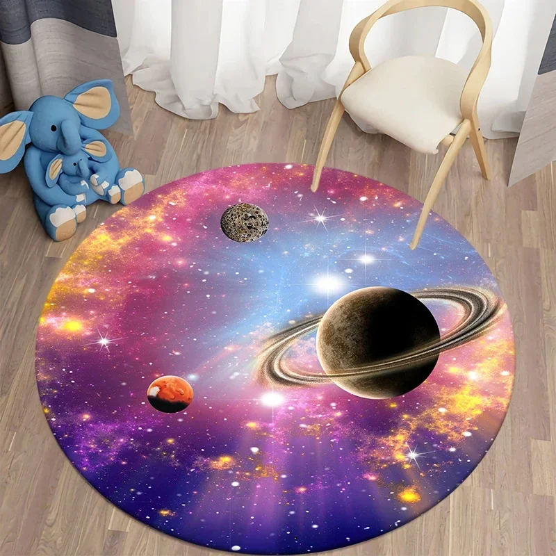 Tapis rond galaxie univers esp - Galaxy Home Textiles avis et prix