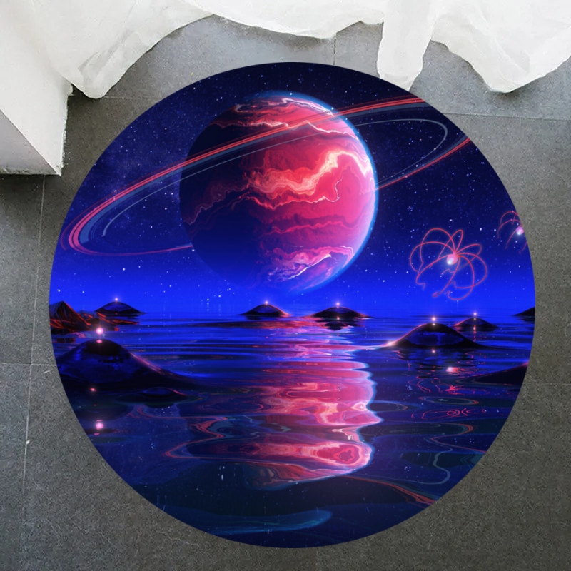 Tapis rond galaxie univers esp - Galaxy Home Textiles avis et prix