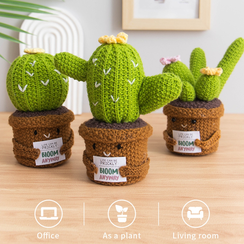 Cactus et tournesol en crochet - Home Textiles Europe avis et prix