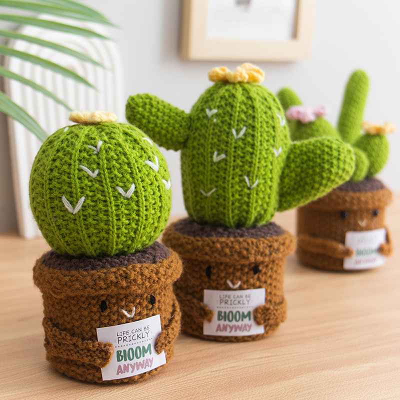 Cactus et tournesol en crochet - Home Textiles Europe avis et prix